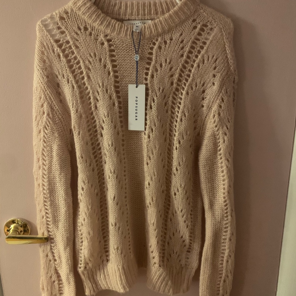 Light pink sweater from kohl’s NWT